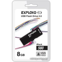 USB Flash Exployd 580 8GB (черный)