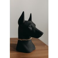 Кашпо К.РАМА Доберман (черный)