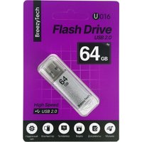 USB Flash BreezyTech U016 64GB (серебристый)