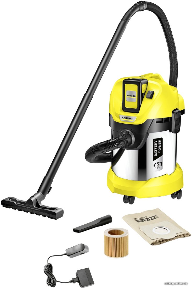Пылесос Karcher WD 3 Battery Premium Set 1.629-951.0