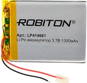 

Аккумулятор Robiton LP414661 1300 mAh 1 шт