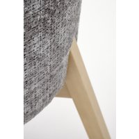 Стул Halmar Basso (серый/дуб натуральный)