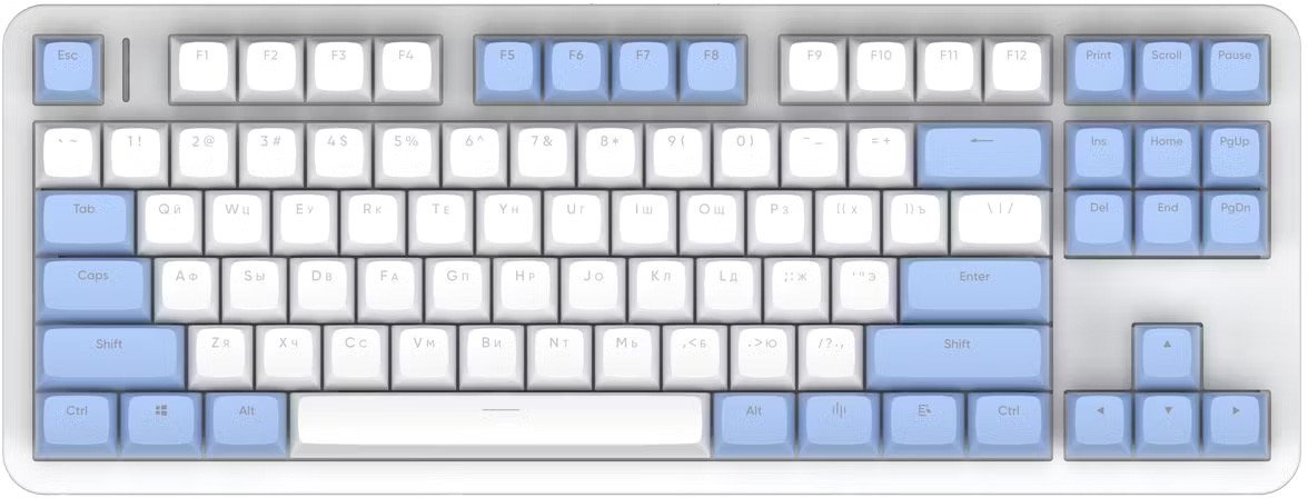 Клавиатура Red Square Alumix TKL SE Cloudy (g3ms Sapphire)