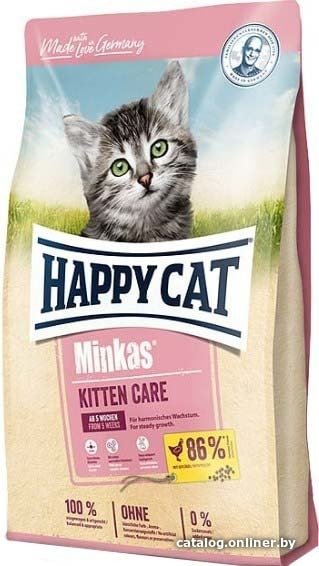 Сухой корм для кошек Happy Cat Minkas Kitten Care 10 кг