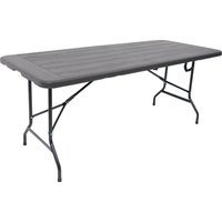 Стол AksHome Складной 180х76х74 (темно-серый)