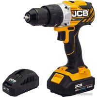 Ударная дрель-шуруповерт JCB 18CD-2XB-E (с 1-им АКБ)