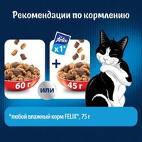 Сухой корм для кошек Felix Двойная вкуснятина с мясом (10 кг)