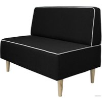 Диван Brioli Рони двухместный 1м (F19 массив/лак)