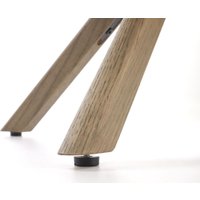 Стул с подлокотниками Halmar K585 (темно-бежевый/орех светлый)