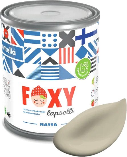 

Краска Finntella Foxy Lapselli Matte Maailma F-50-1-1-FL265 0.9 л (бежевый/зеленый)