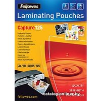 Пленка для ламинирования Fellowes Glossy Polyester Pouches А4, 125 мкм, 100 л