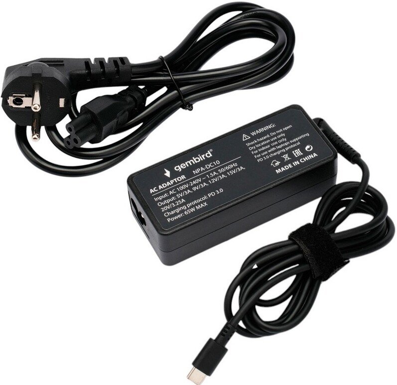 

Сетевое зарядное Gembird NPA-DC10