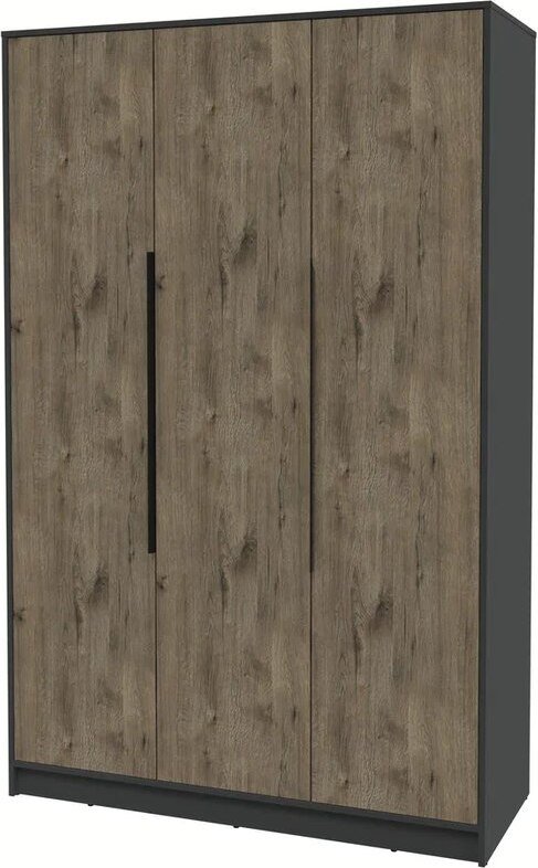 

Шкаф распашной Интерлиния Концепт КТ-Ш3 (дуб веллингтон/антрацит)