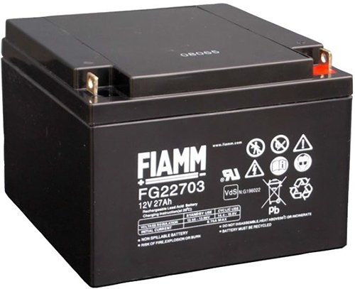 

Аккумулятор для ИБП FIAMM FG22703 (12В/27 А·ч)