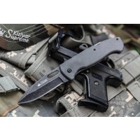 Складной нож Kizlyar Supreme Ute 440C BlackWash Gray
