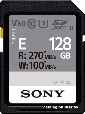 Карта памяти Sony SDXC SF-E128A 128GB