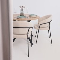 Стул Listvig Just (бежевый Brandy Light 03/черный)