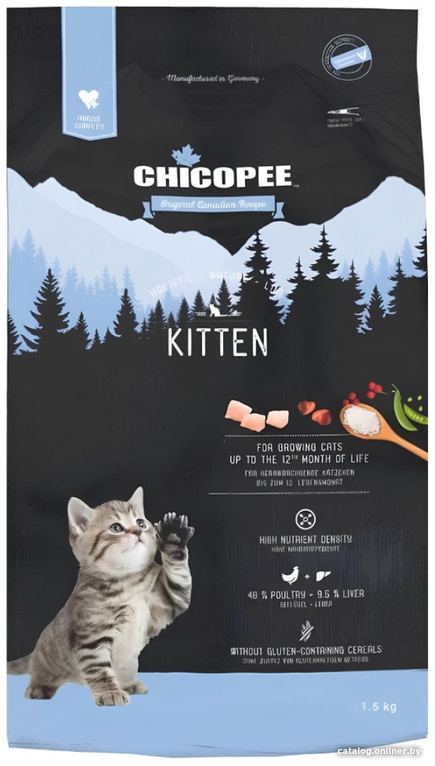 Сухой корм для кошек Chicopee HNL Kitten 1.5 кг