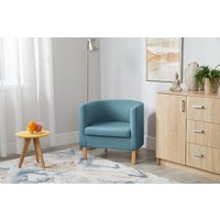 Интерьерное кресло Mio Tesoro Агата 351 (синий 1175)