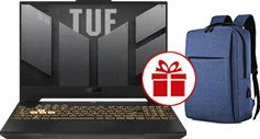 

Игровой ноутбук ASUS TUF Gaming F15 FX507ZC4-HN143 + рюкзак Goody Bright (синий)