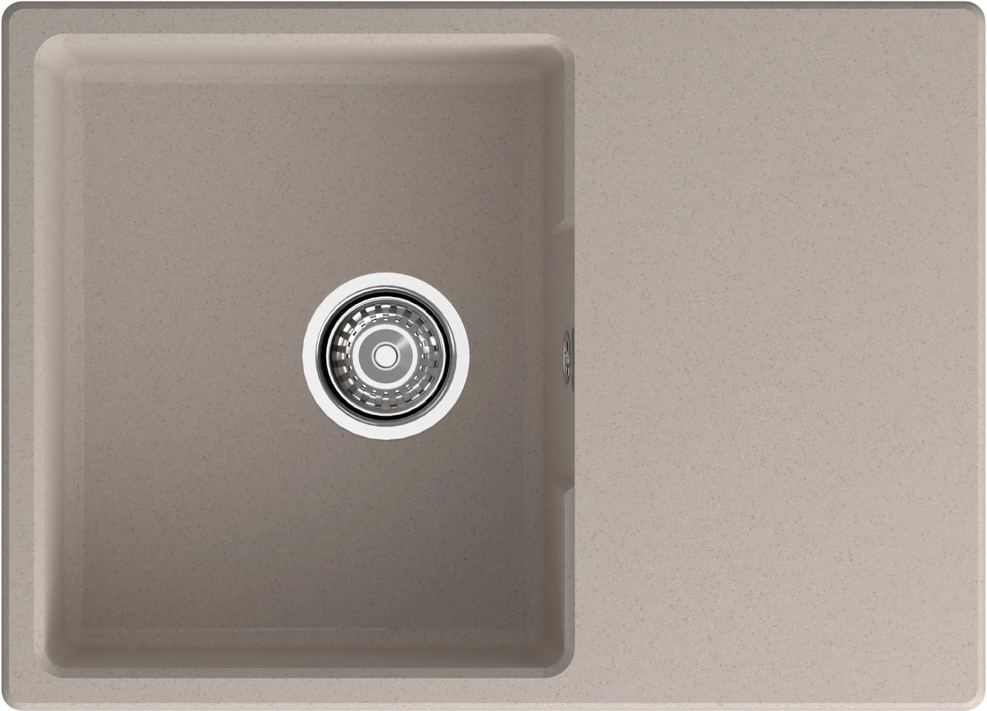 

Кухонная мойка GranFest GF-Urban-668L (песочный)