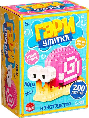 

Конструктор Unicon Улитка Гэри 6130-6 10782468 (200эл)