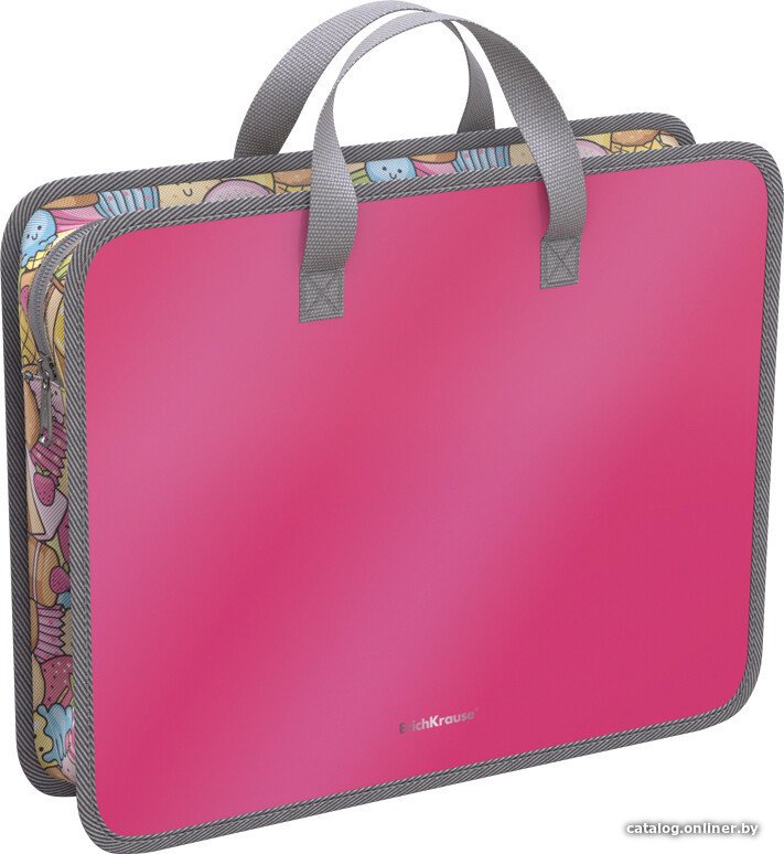 Папка для бумаг Erich Krause Glossy Bubble Gum 54999 (розовый)