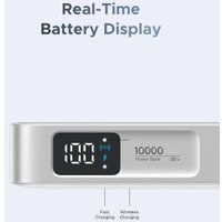 Внешний аккумулятор Ugreen MagFlow PB773 10000mAh (белый)