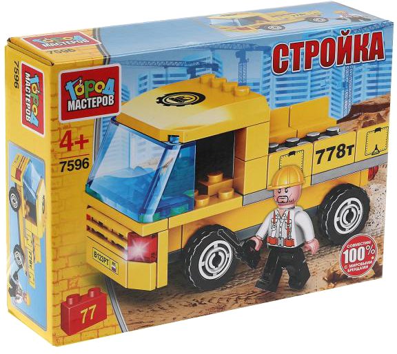 

Конструктор Город мастеров Стройка 7596-CY Самосвал