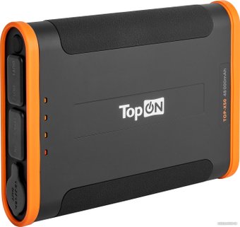 Внешний аккумулятор TopON TOP-X50 (черный/оранжевый)