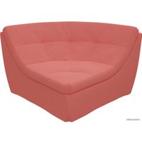 Элемент модульного дивана Лига диванов Холидей люкс 105688 (микровельвет, коралловый)