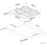 Варочная панель BEKO HILW 64122 SW в Пинске