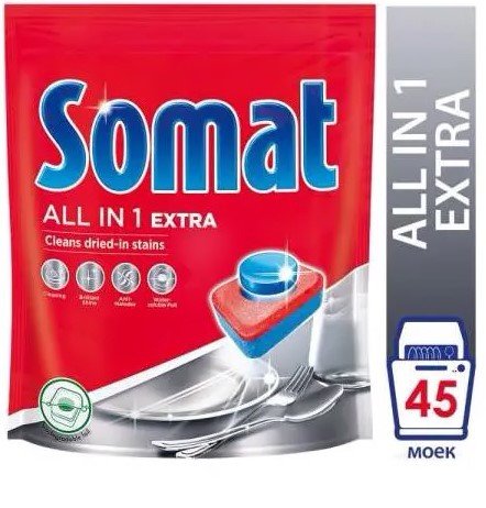 

Таблетки для посудомоечной машины Somat All in 1 Extra (45 шт)