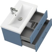  Cersanit Тумба под умывальник Classic 80 69091 (голубой матовый)