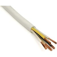 Провод силовой Автопровод ПВС-Т 5x4 (100 м, белый)