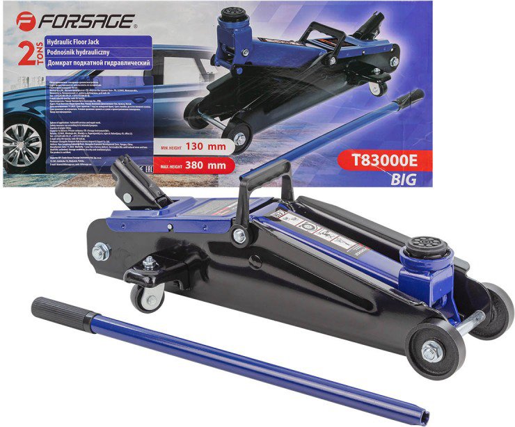 

Подкатной домкрат FORSAGE F-T83000E 2т