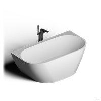 Ванна VATE Aska 159x86 VATEB0004-159 (белый, classik skold глянцевый)