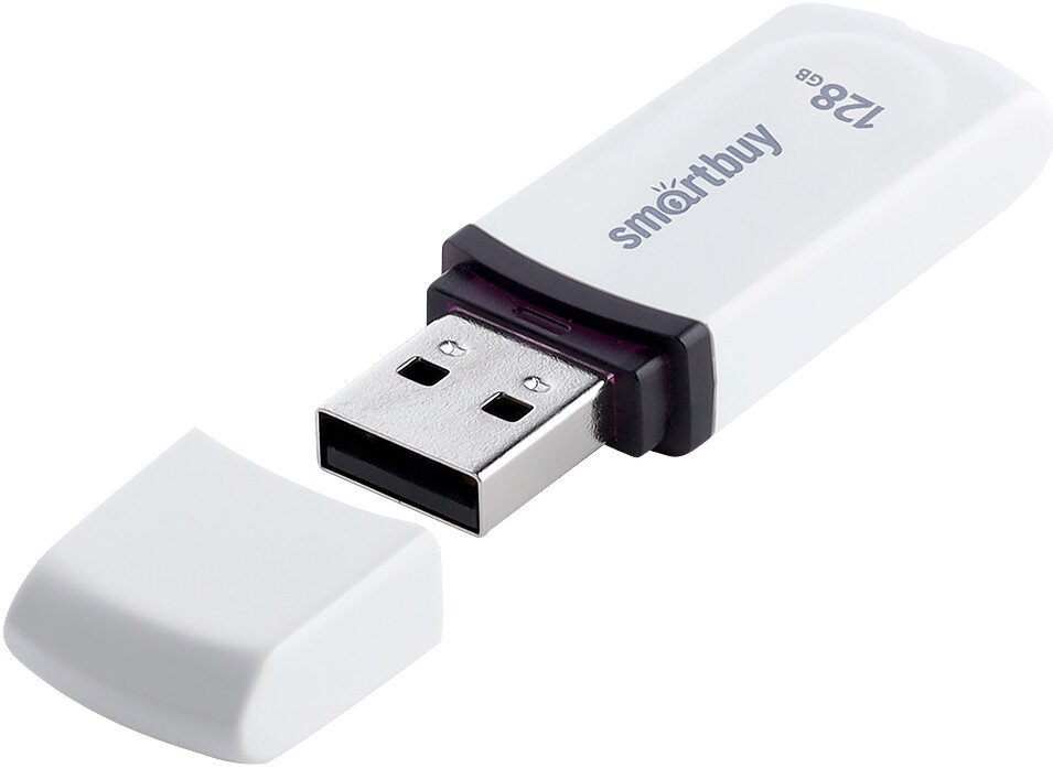 USB Flash SmartBuy Paean 128GB (белый)