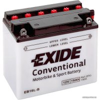 Мотоциклетный аккумулятор Exide EB16L-B (19 А·ч)
