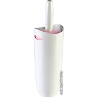 Ершик для унитаза Primanova M-E05-03 (белый/розовый)