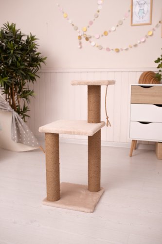 Когтеточка Kogti 3 этажа (бежевый)