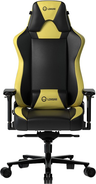 

Игровое (геймерское) кресло Lorgar Base 311 (черный/желтый)