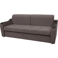 Диван Сириус Лидер-3 НПБ (Eva 06 велюр темно-серый)