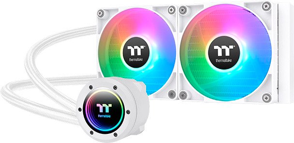

Система жидкостного охлаждения для процессора Thermaltake TH240 V2 ARGB Snow Edition CL-W364-PL12SW-A