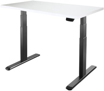 Стол с регулировкой высоты ErgoSmart Ergo Desk Prime 1360x800x36 мм (альпийский белый/черный)