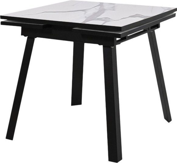 

Кухонный стол Мир стульев Саен 54 800x800/300x300 (черный муар/мрамор бел)