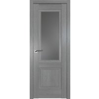 Межкомнатная дверь ProfilDoors 2.37XN L 80x200 (грувд серый, стекло графит)