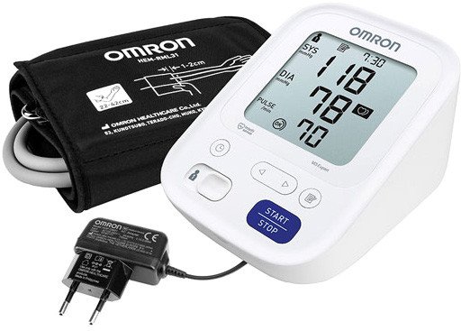 

Автоматический тонометр Omron M3 Expert HEM-7154-ALRU (с адаптером)