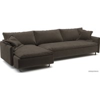 Угловой диван Савлуков-Мебель Next 210022 (темно-коричневый)