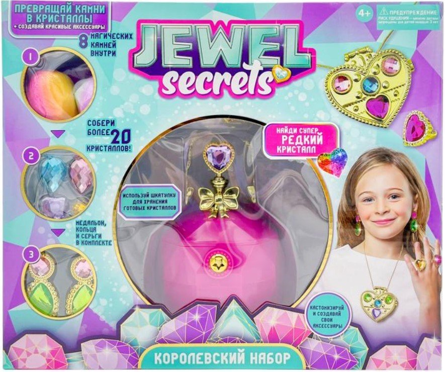

Набор для создания поделок/игрушек Jewel Secrets Королевский Набор HUN9748